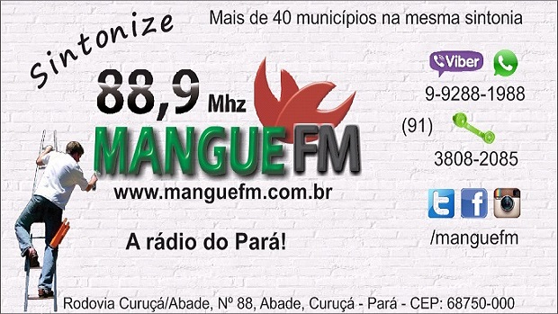 Sintonize 88.9 MHz Mangue FM - A rádio do Pará
